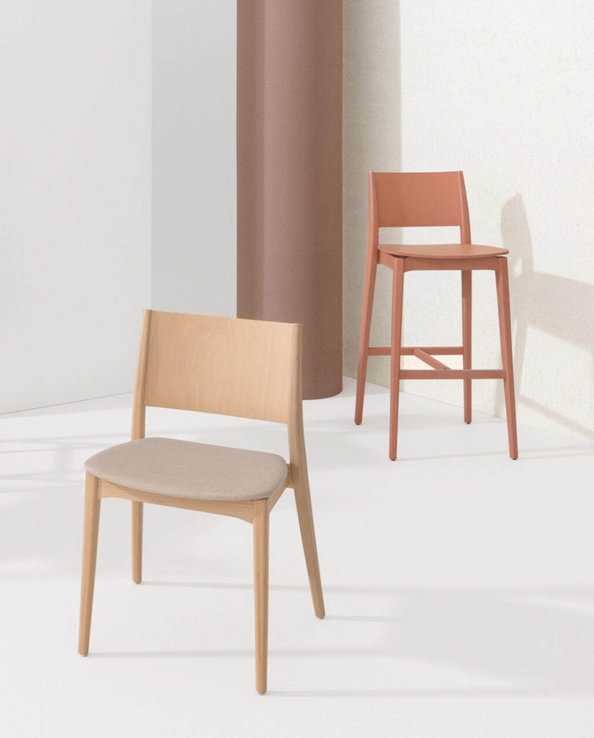 Blazer Wooden Stool-Stools-Bowermans