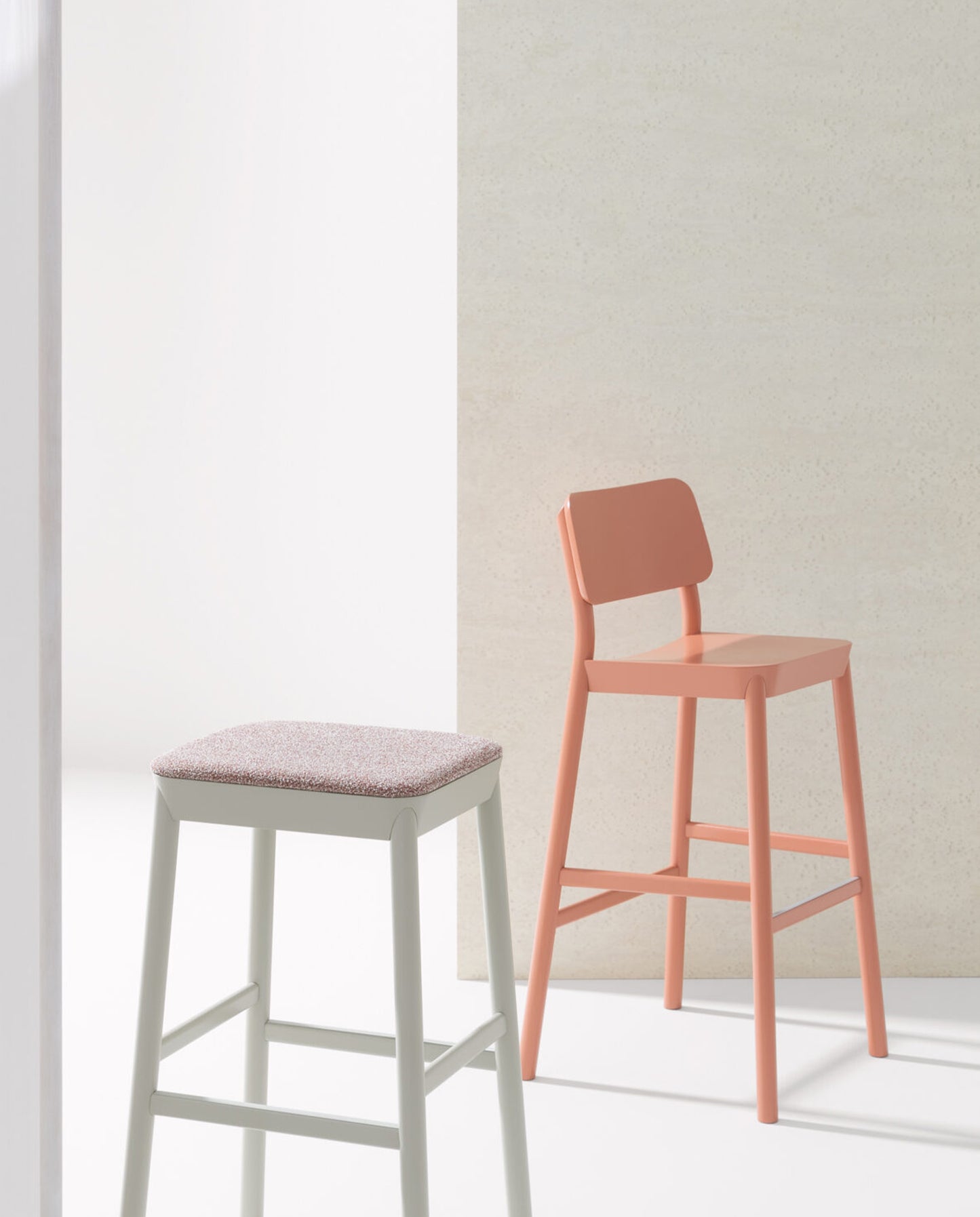 Drum Stool with Backrest-Stools-Bowermans