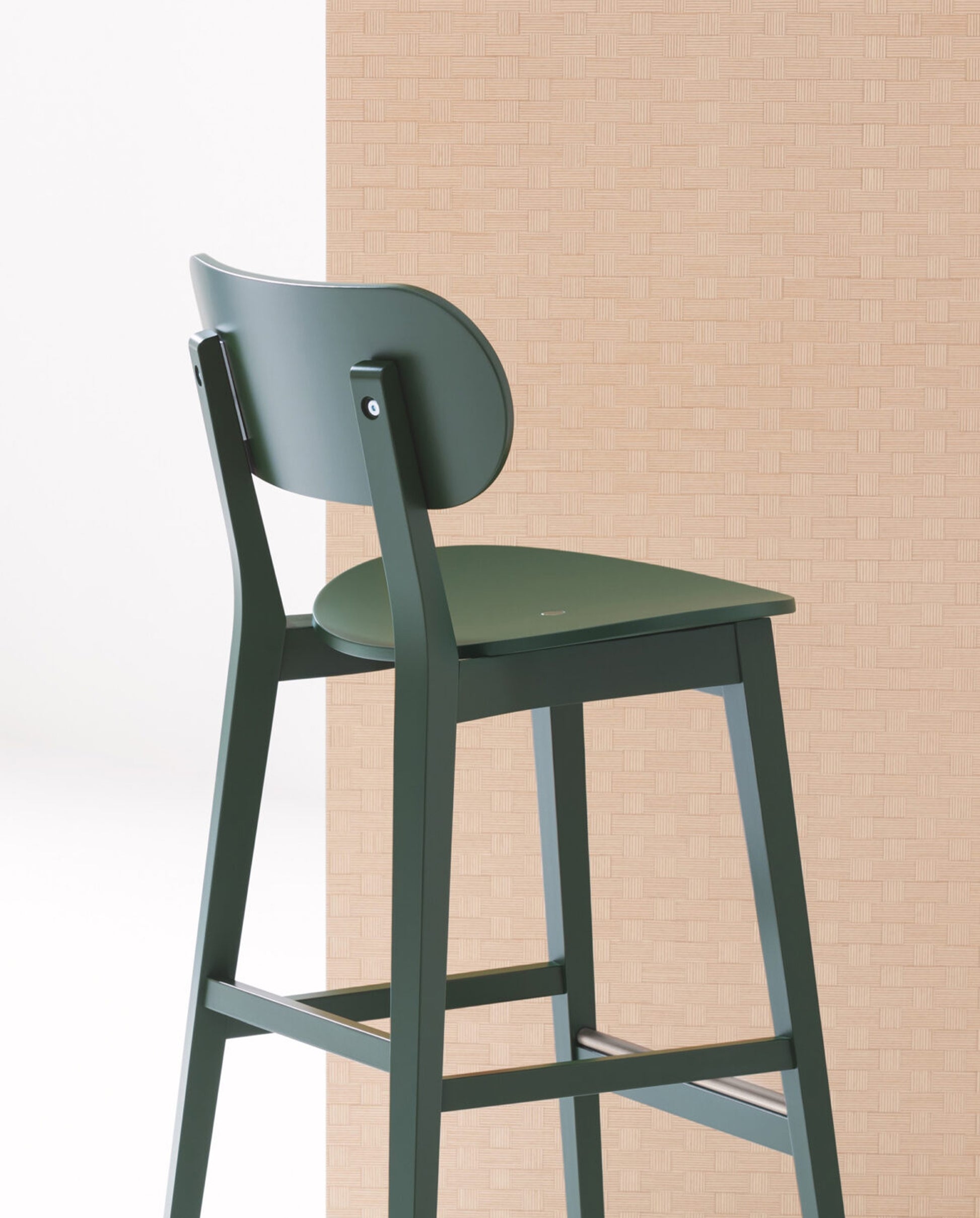 Gradisca Stool with Backrest-Stools-Bowermans