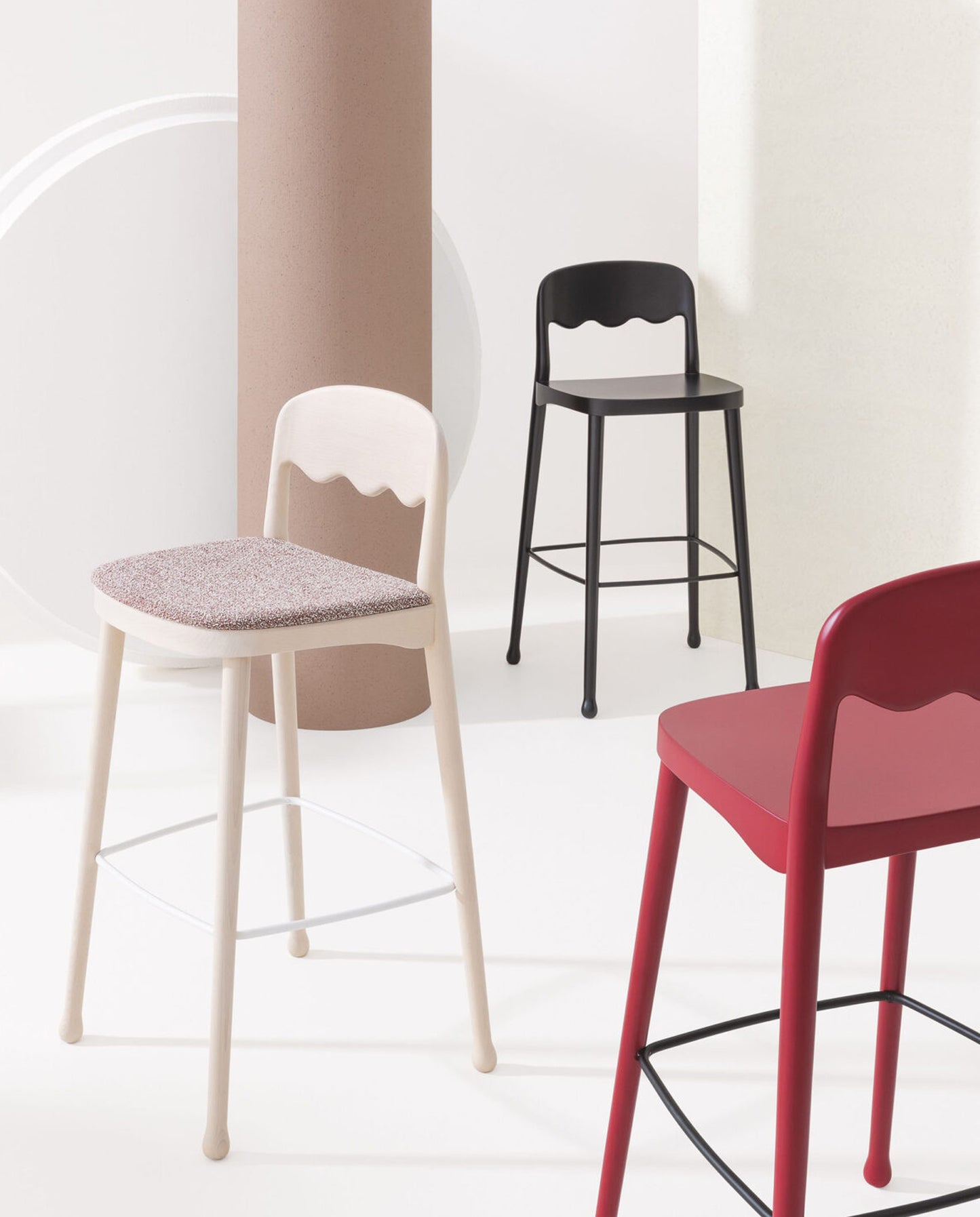 Frisee Stool-Stools-Bowermans