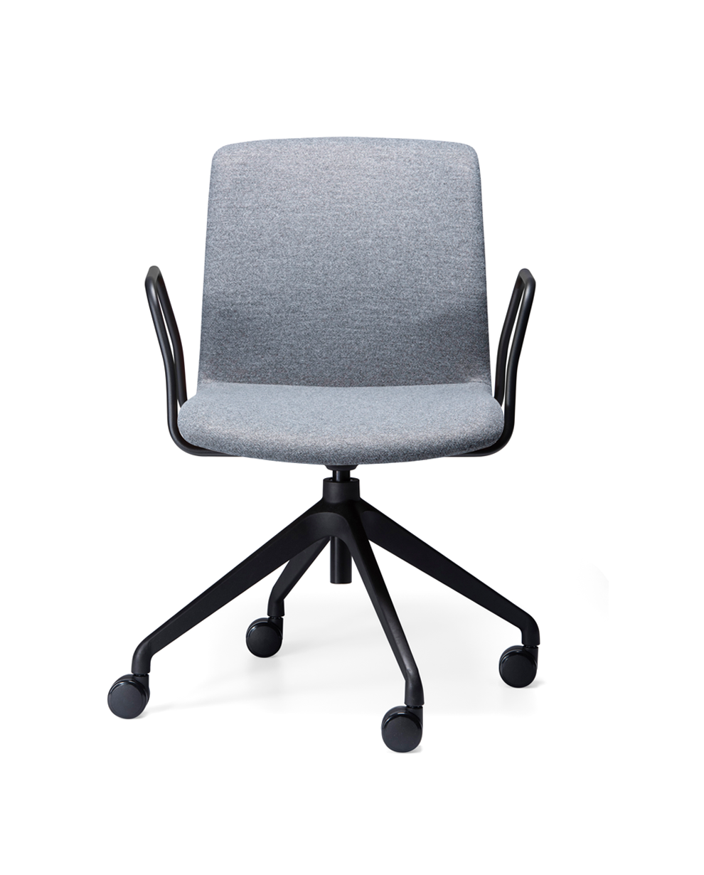 Elmo Swivel Upholstered Chair-Chairs-Bowermans