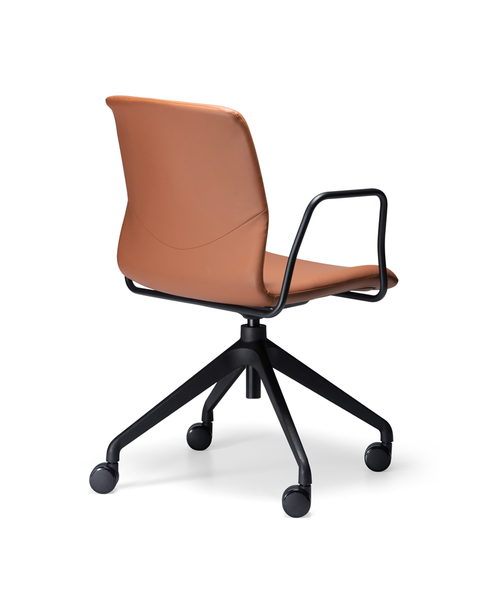 Elmo Swivel Upholstered Chair-Chairs-Bowermans