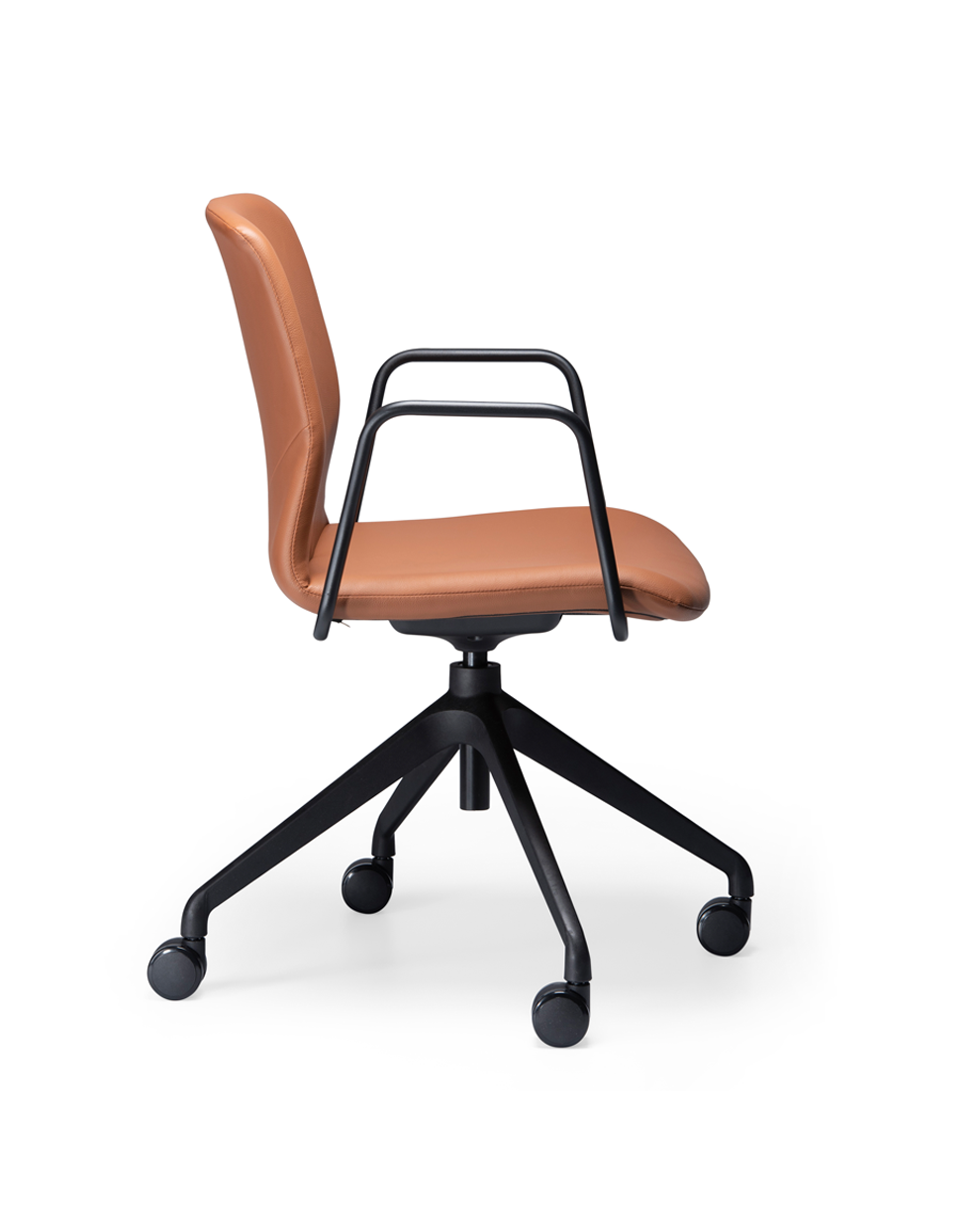 Elmo Swivel Upholstered Chair-Chairs-Bowermans