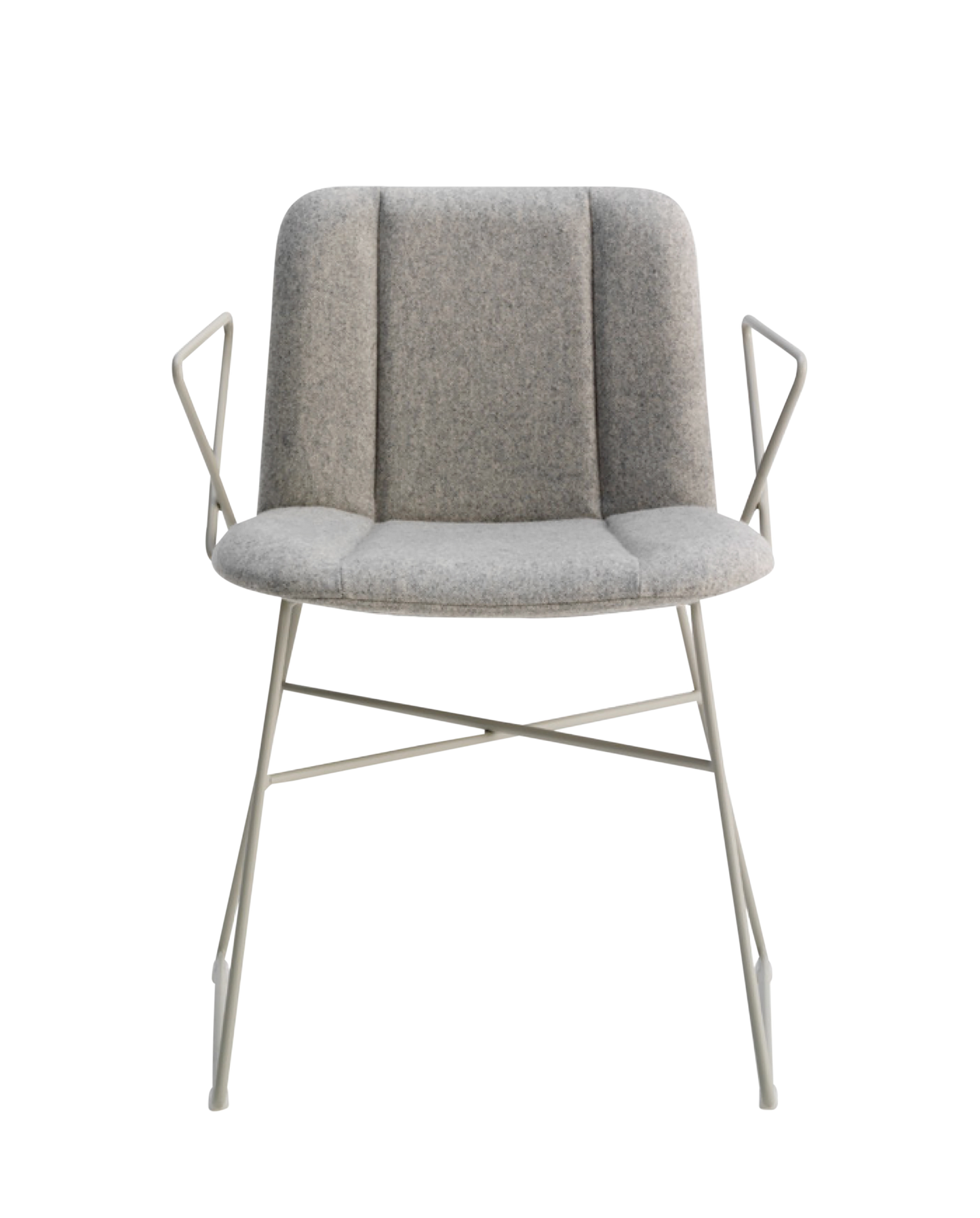 Hippy Chair with Arms - Sled Base-Armchairs-Bowermans