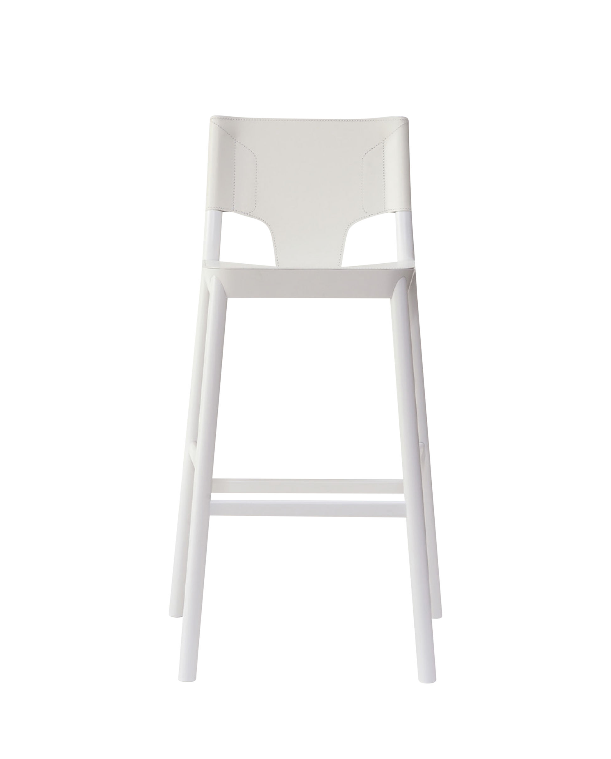 Marimba Stool with Backrest-Stools-Bowermans