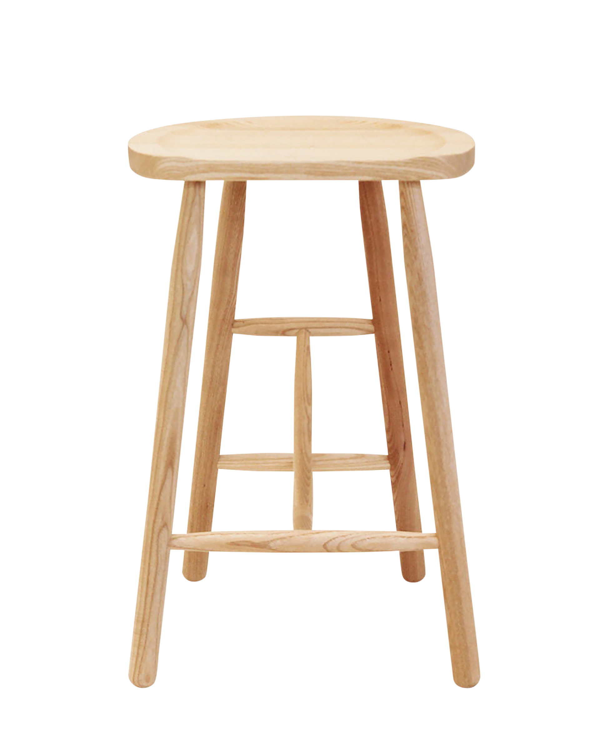 Puccio Wooden Stool-Stools-Bowermans
