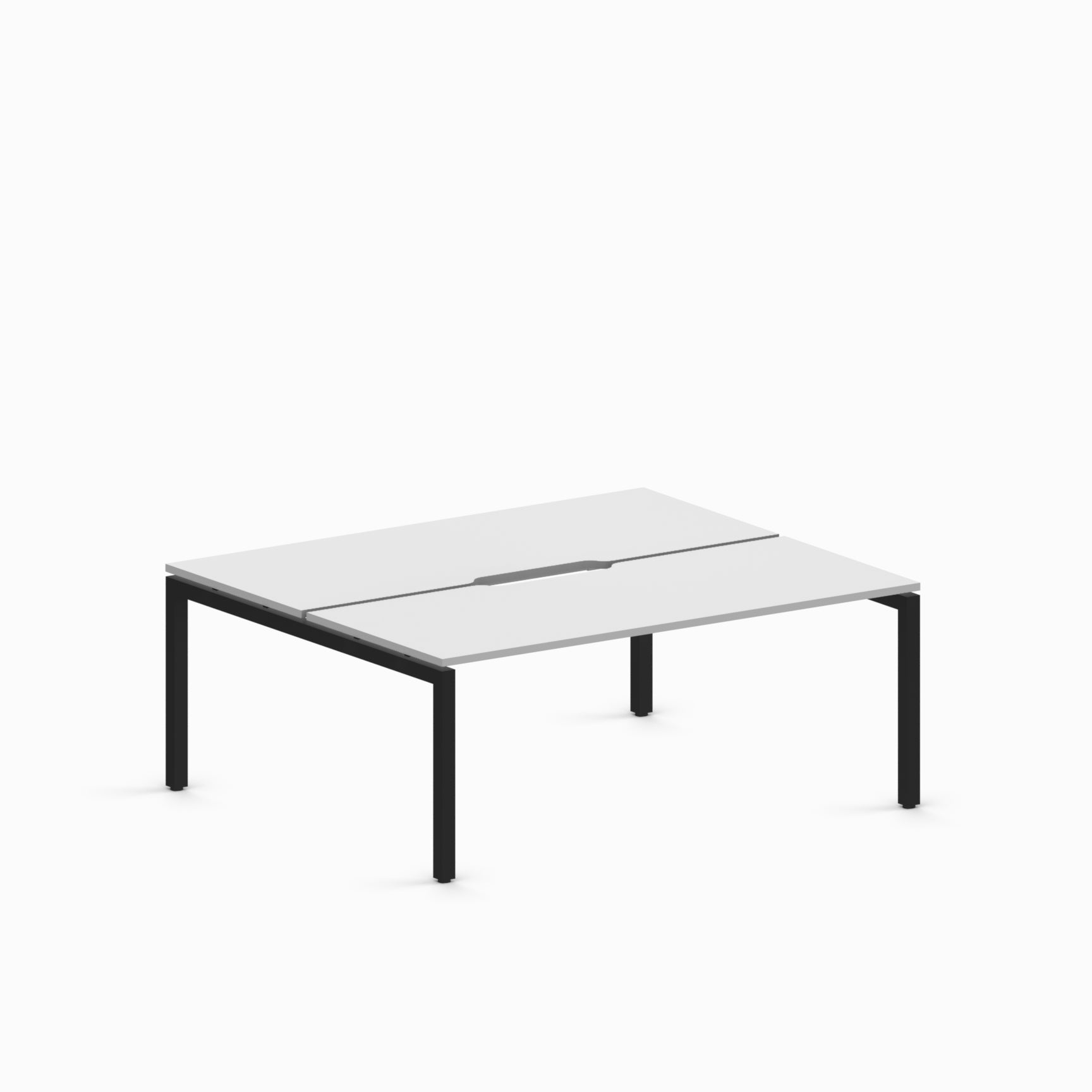Back to Back Step Desk - 2 Seats-Workstations-Bowermans