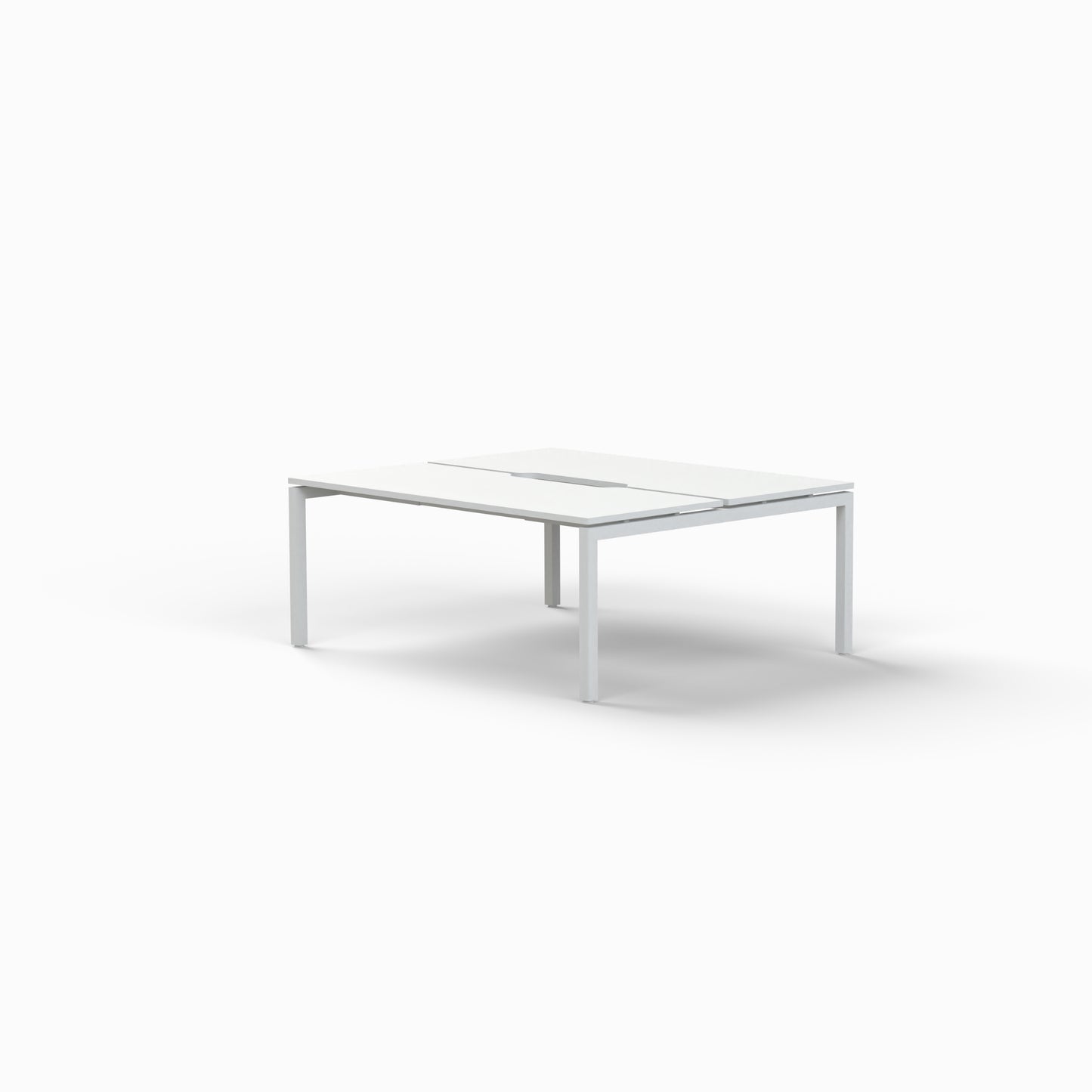 Back to Back Step Desk - 2 Seats-Workstations-Bowermans