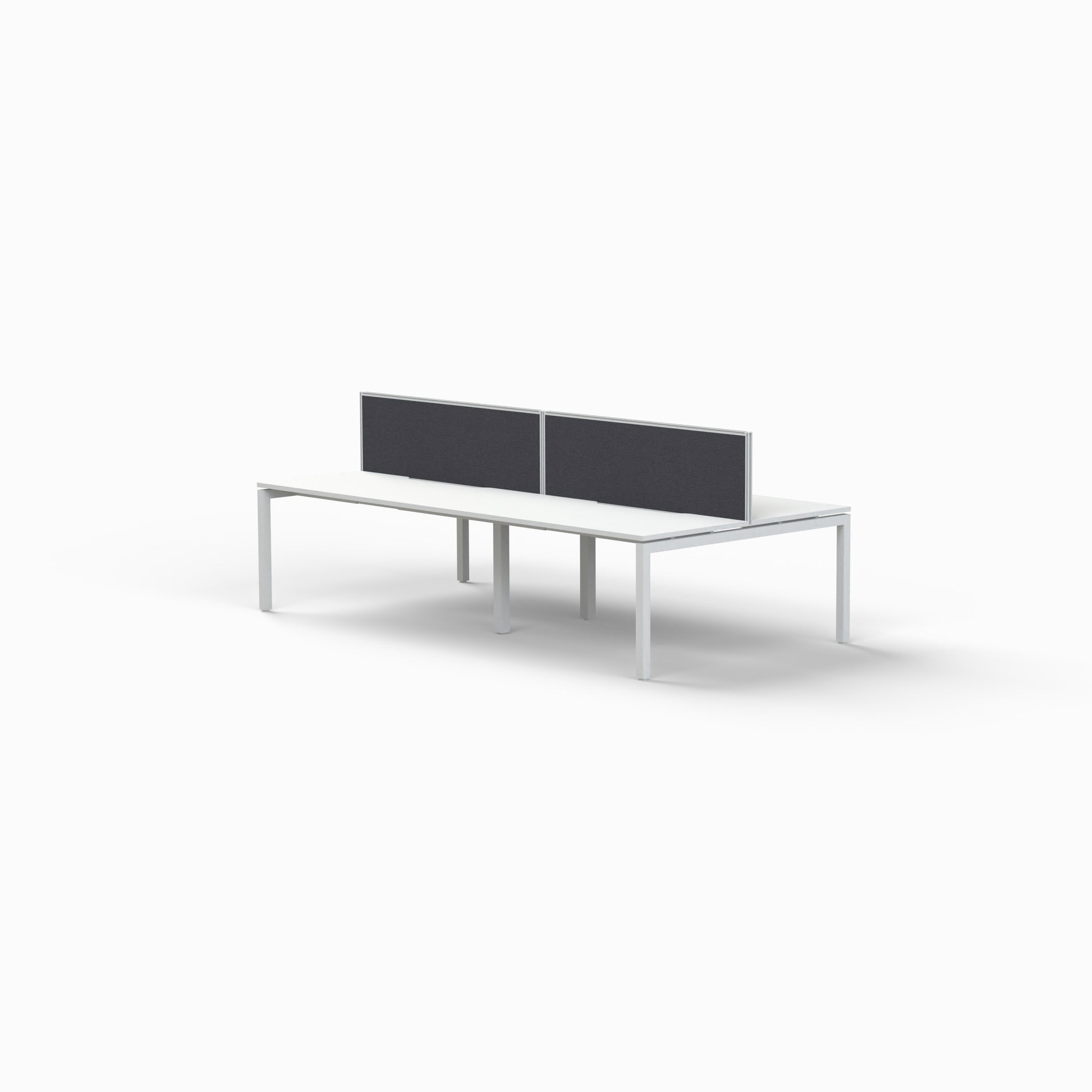 Back to Back Step Desk - 4 Seats-Workstations-Bowermans