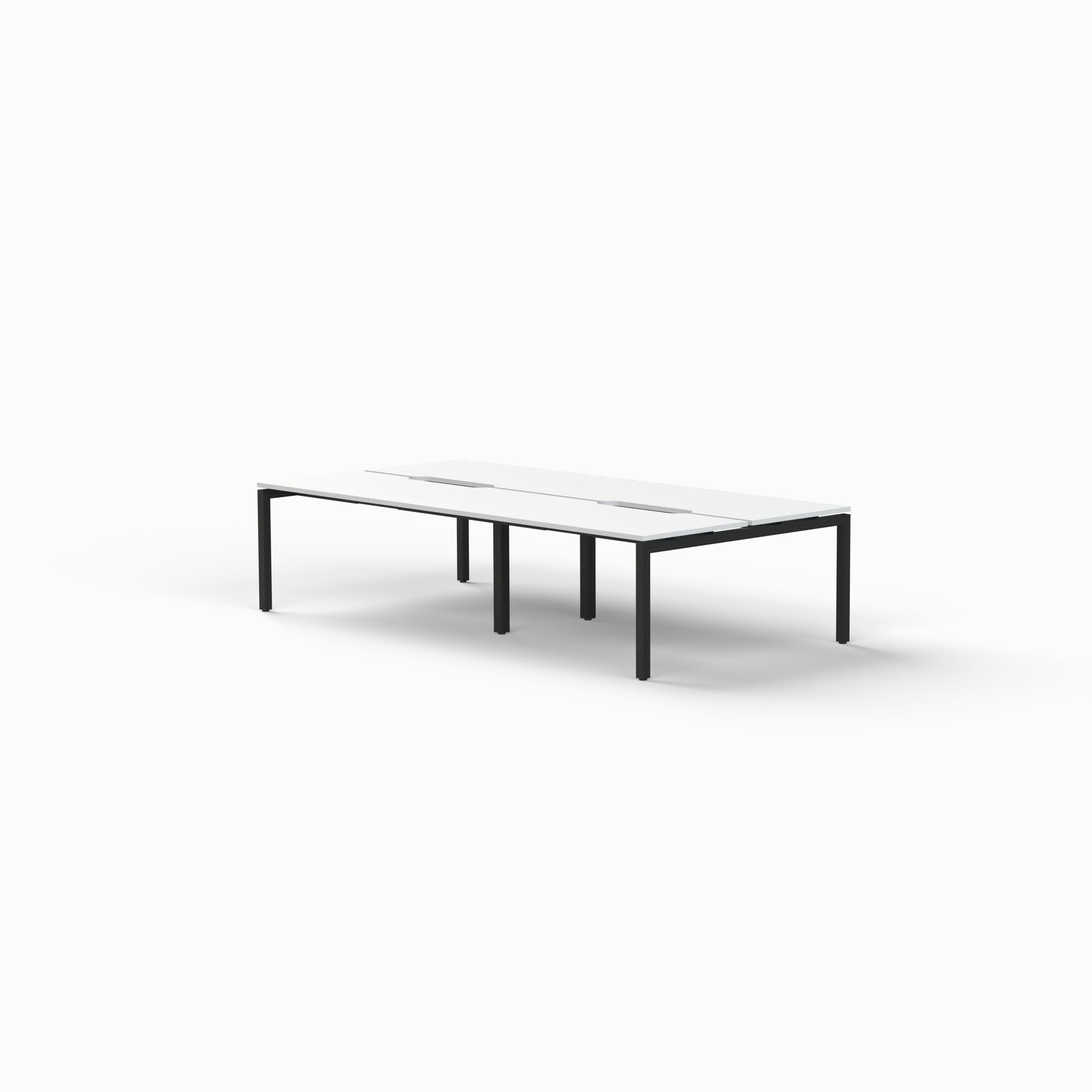 Back to Back Step Desk - 4 Seats-Workstations-Bowermans