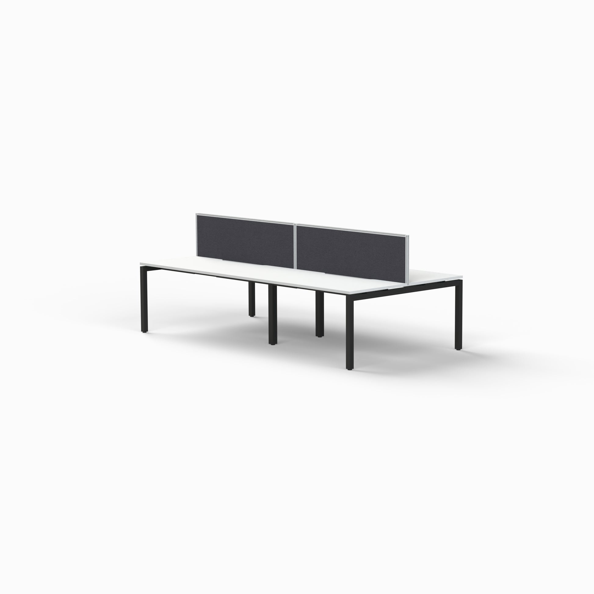 Back to Back Step Desk - 4 Seats-Workstations-Bowermans