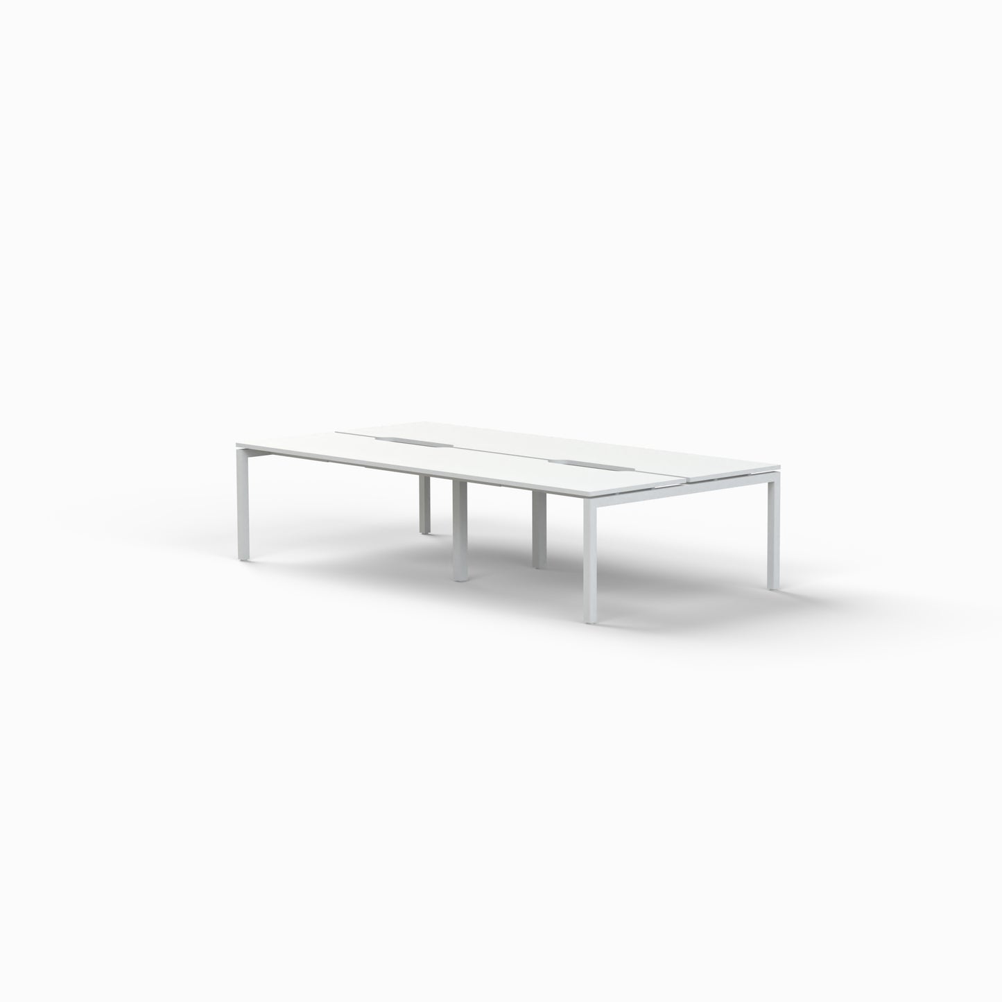 Back to Back Step Desk - 4 Seats-Workstations-Bowermans