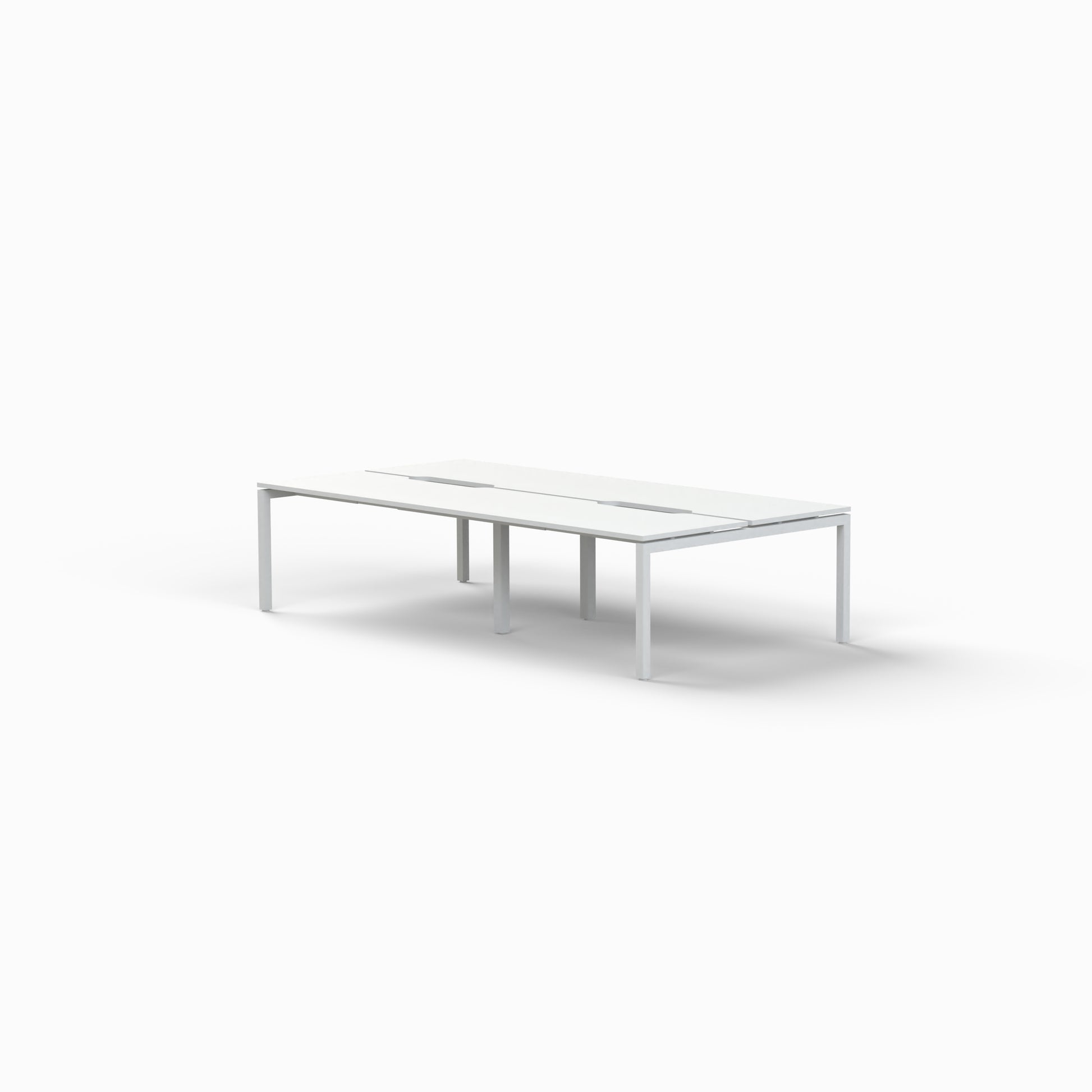 Back to Back Step Desk - 4 Seats-Workstations-Bowermans