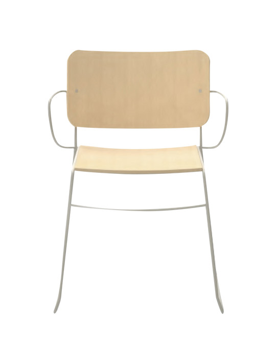 Button Down Chair with Arms