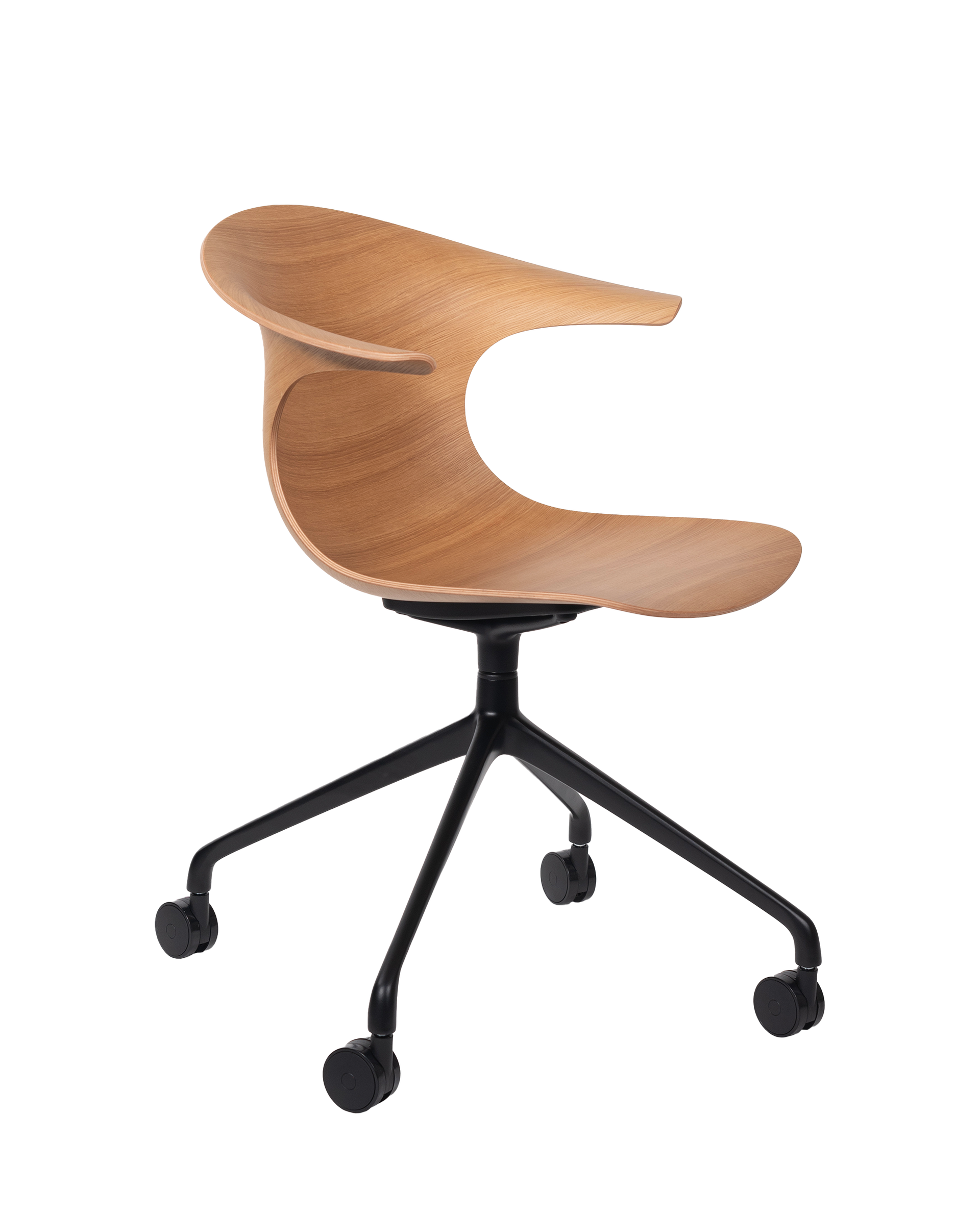 Loop 3D Wood Swivel Chair | Bowermans