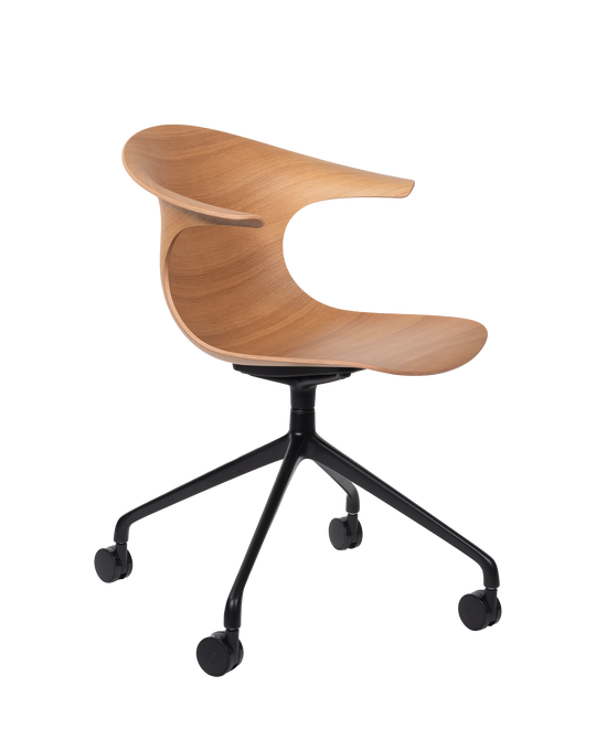 Loop 3D Wood Swivel Chair