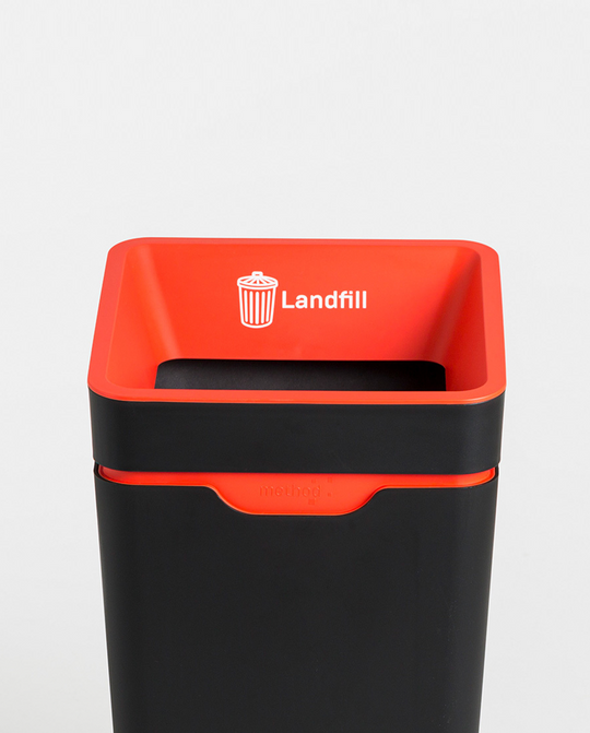 Method Open Lid Recycling Bin - 20L