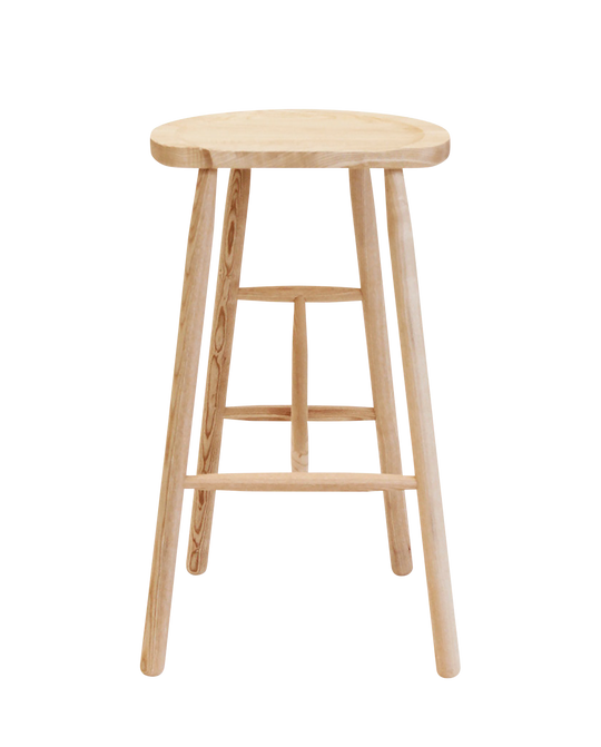 Puccio Wooden High Stool
