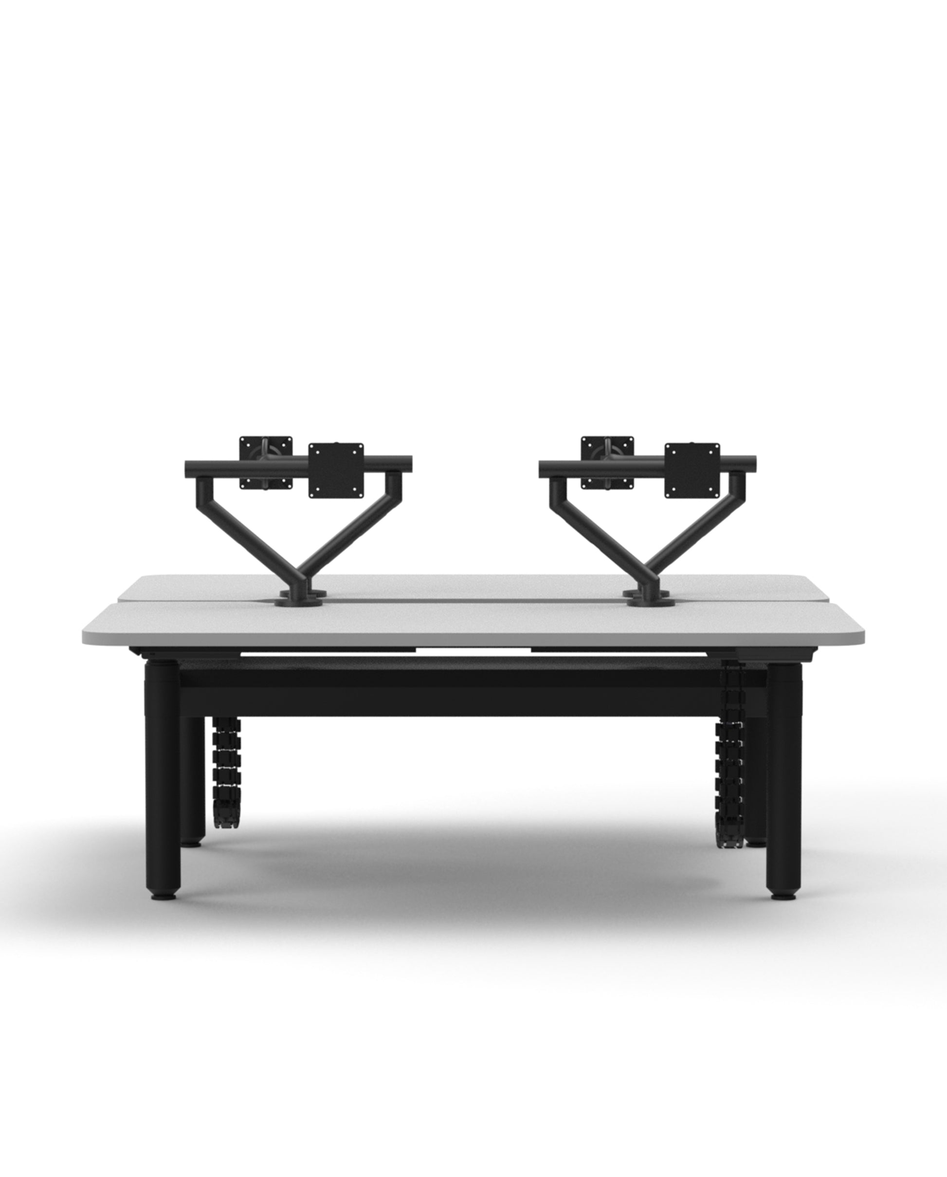 Novare Rondo Sit-Stand Back-to-Back Workstation-Workstations-Bowermans